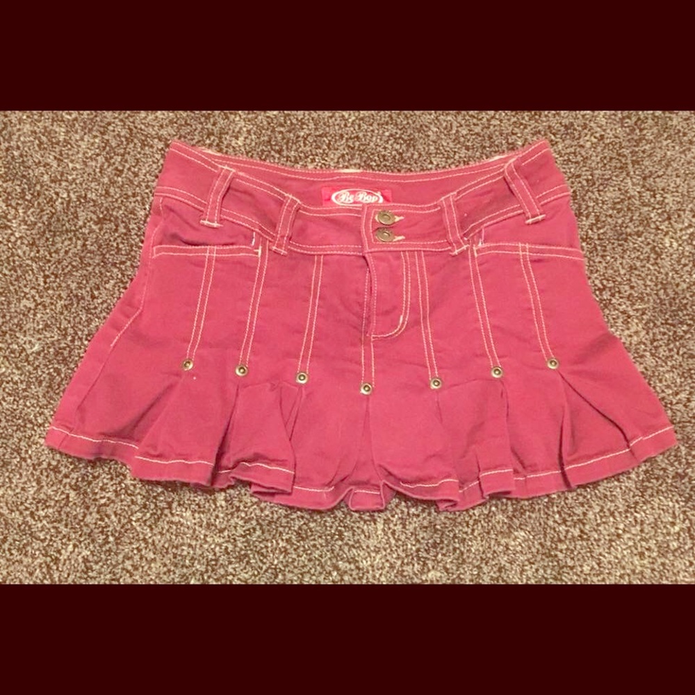 Girls flared mini skirt